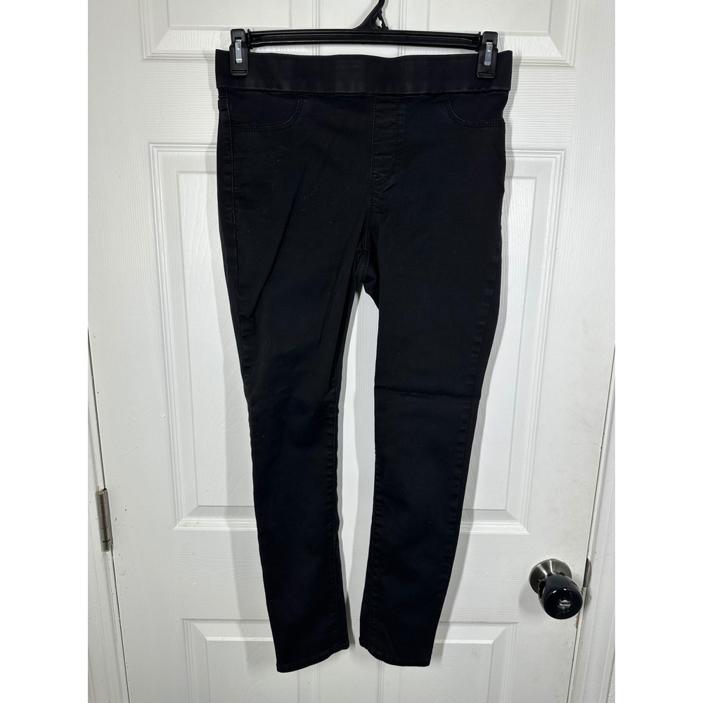 Gloria Vanderbilt Pants Womens 8 Black Slimming Effect Pull On Skinny Stretchy